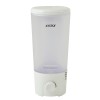 Дозатор жидкого мыла настенный Ksitex SD 9102-400 пластик, белый, 400 мл