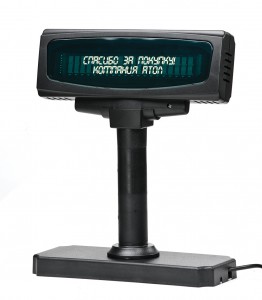 Дисплей покупателя АТОЛ PD-2100C RS-232, черный, зеленый светофильтр