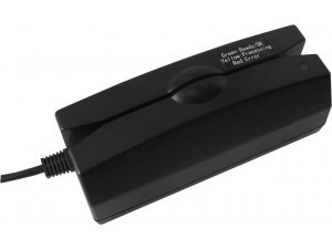 Ридер магнитных карт Heng Yu C202A, USB HID (KB) (1+2+3 дорожки), черный