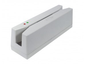 Ридер магнитных карт RU250, USB HID (KB) (1+2 дорожки), белый